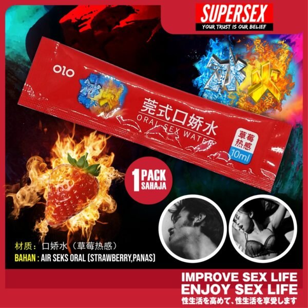 OLO Oral Sex Water Explore Fun Cool & Hot Stimulation Product For Adult Sex Play Lubricant Stimulation of Penis 2piece - Image 8