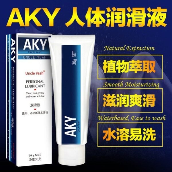 AKY Gel Lubricant Jelly Water Based Soluble Personal Pleasure AKY Lubricant 30g - Image 3