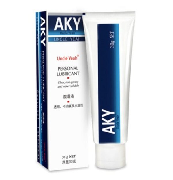 AKY Gel Lubricant Jelly Water Based Soluble Personal Pleasure AKY Lubricant 30g