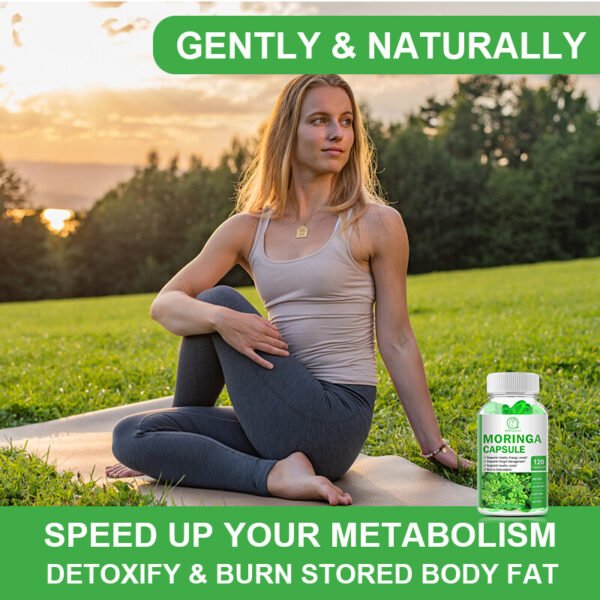 Bbeeaauu Moringa Soft Gel Contains over 92 nutrients and 46 , Immune and Heart Health Supports Healthy Energy Levels and Weight Management 120pcs - Image 3