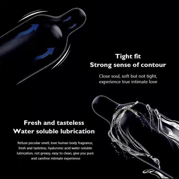 OLO NEO Ultra-Thin 001 Hyaluronic Acid High Quality For All Condoms 10's - Image 4