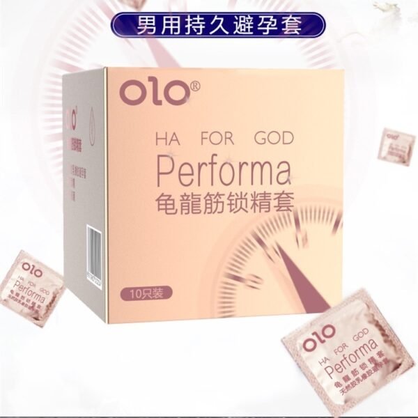 OLO Performa 001 Premium Quality Turtle Tendon Hyaluronic Acid Condom 10's - Image 2