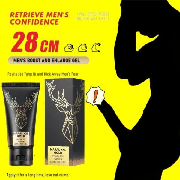 Maral XXL GOLD Special Gel For Men 50ml, Made In Russia - Image 2