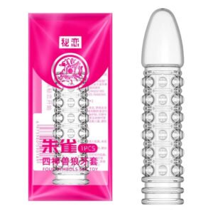 Spike Sleeve Transparent Crystal Sleeve Thorn Sleeve Male Condom SX-167